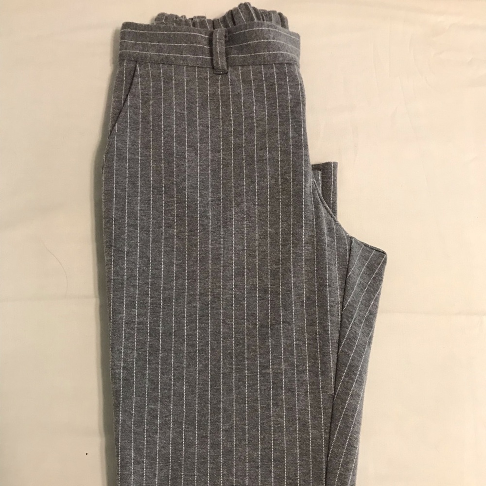 Pinstripe, gray Jersey material pant